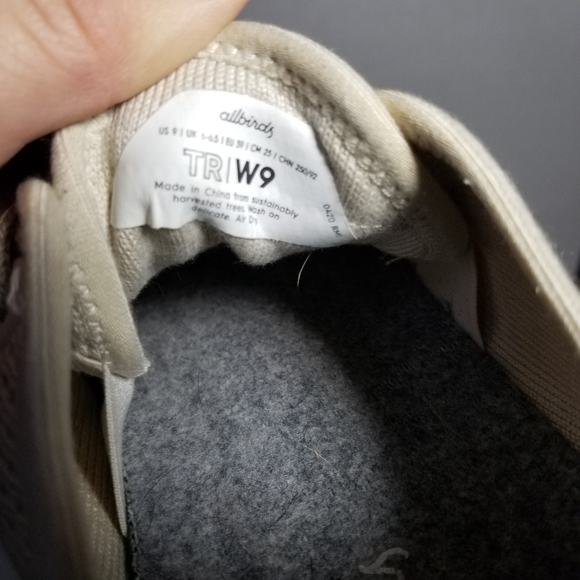 Allbirds Tree Runners Kaikoura White Eucalyptus Fibre White Sole Size 9 Womens - Picture 5 of 6
